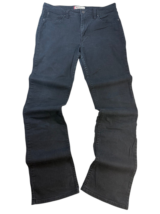 Levi's Levi’s 627 Straight Fit Bootcut Jeans Schwarz Herren Jeans (M)