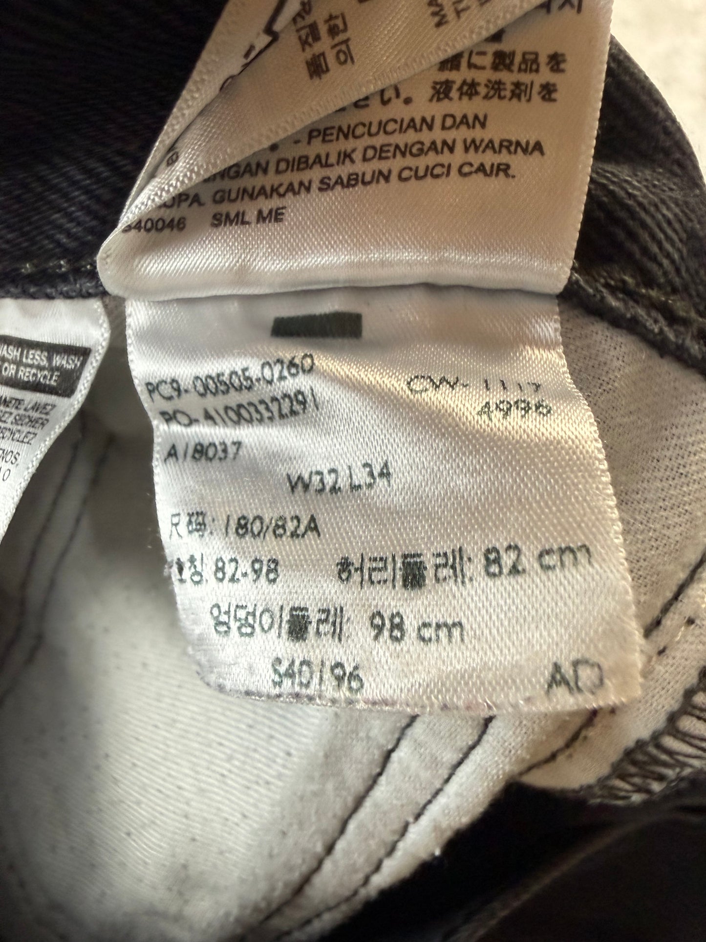 Levi's 505 Herren Damen Jeans (L)