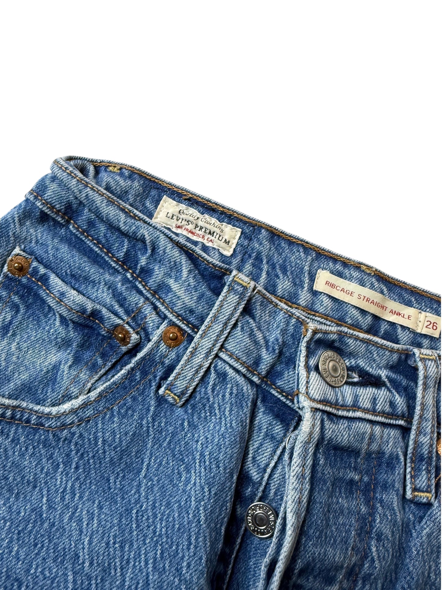 Levi's Ribcage Straight Ankle Jeans Herren Jeans (XS)