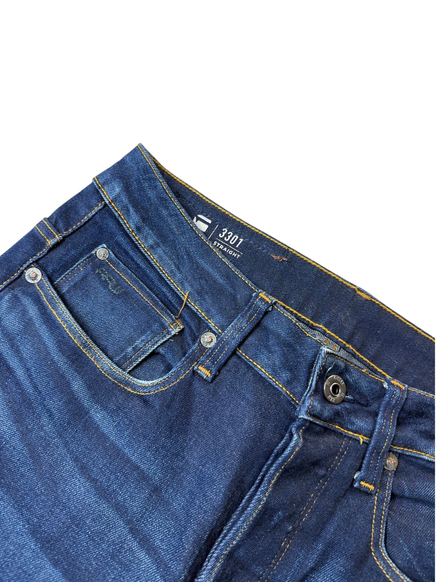 G-Star RAW 3301 Straight Jeans Herren Jeans (S)