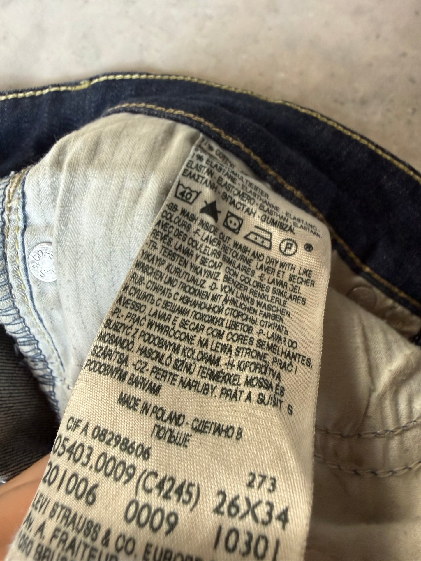 Levi's Slight Curve Skinny Damen Jeans (S)