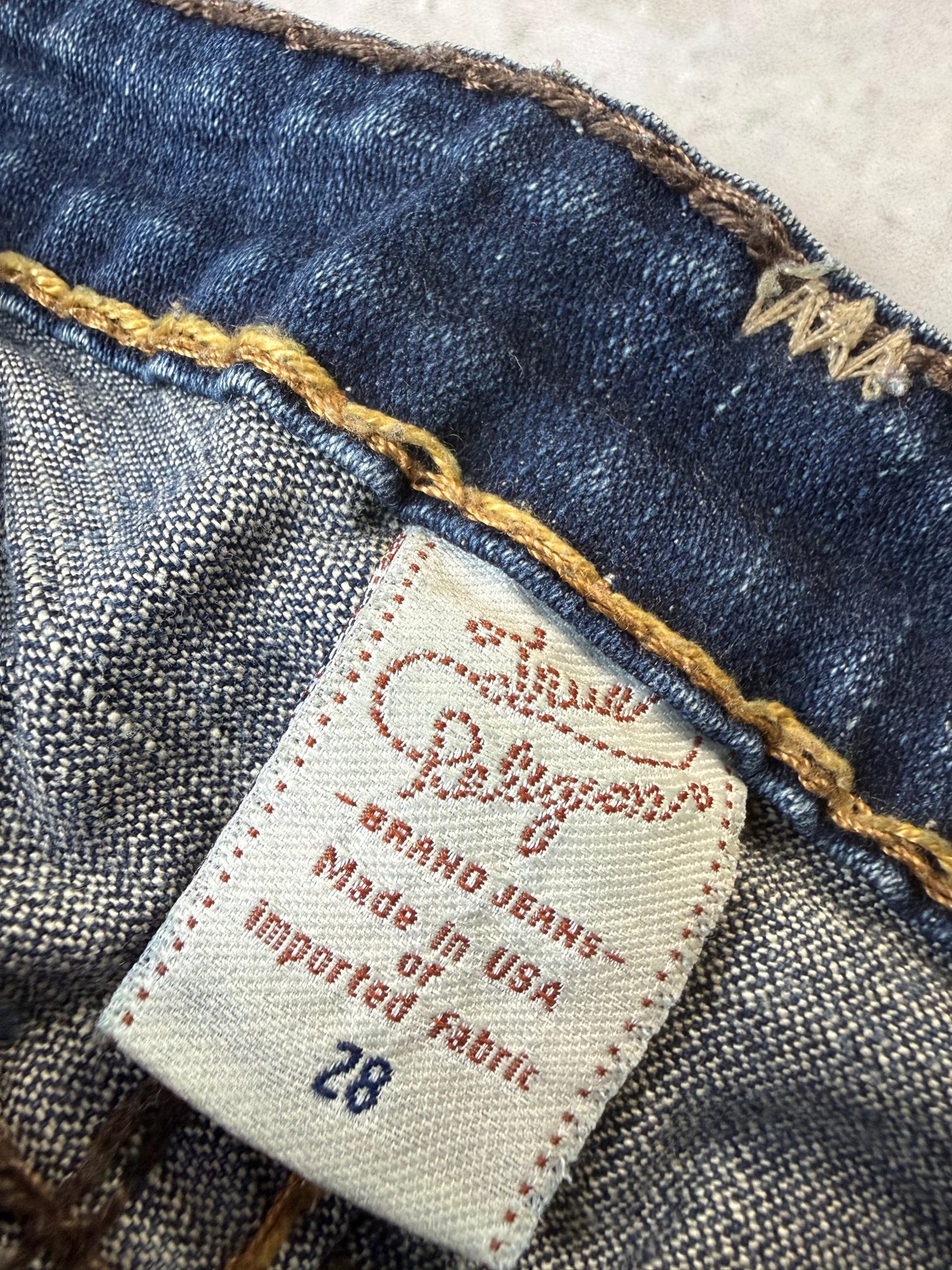 True Religion Low Waist Bootcut Damen Jeans (S)