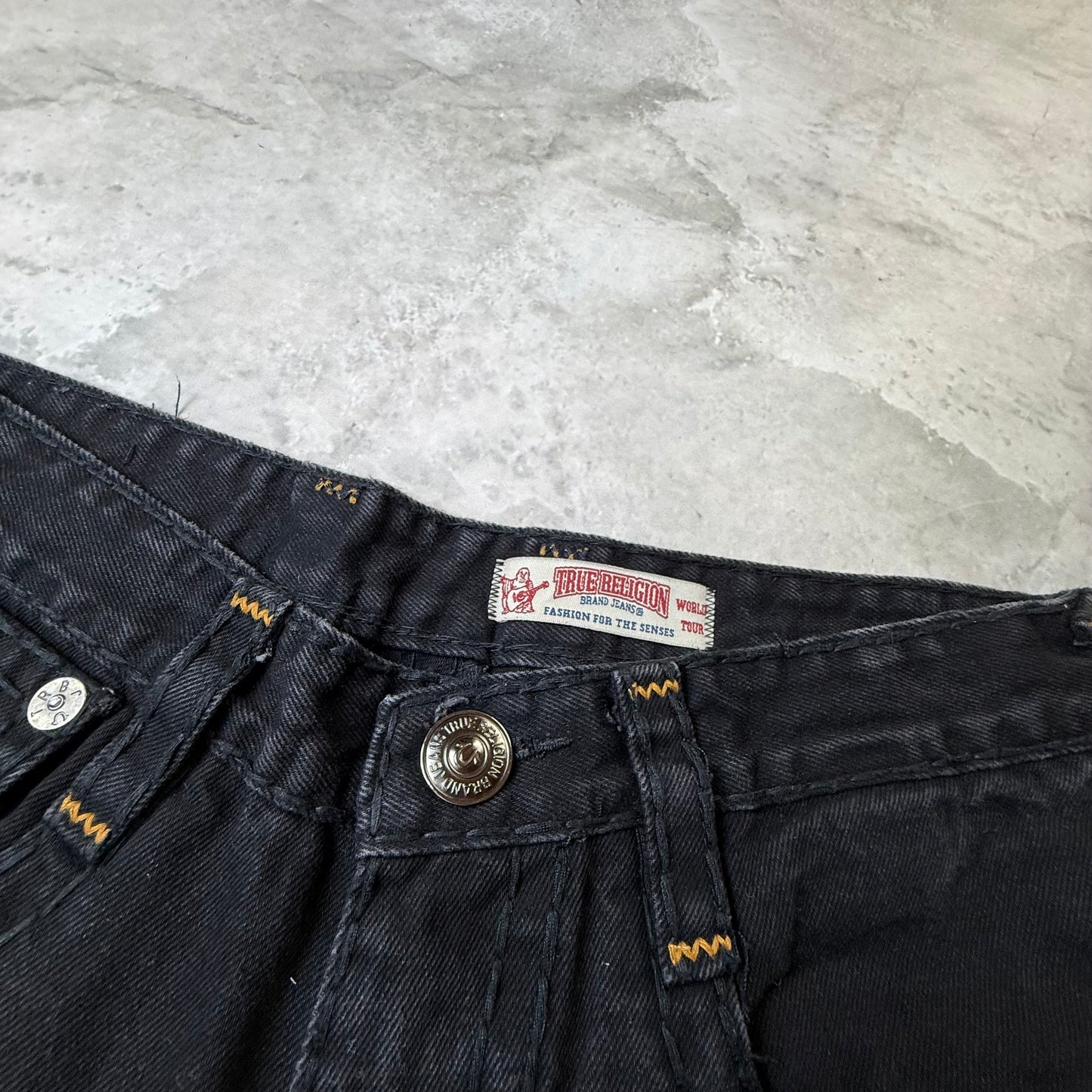 True Religion Straight Baggy Herren Jeans (L)