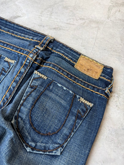 True Religion Low Waist Bootcut Damen Jeans (S)