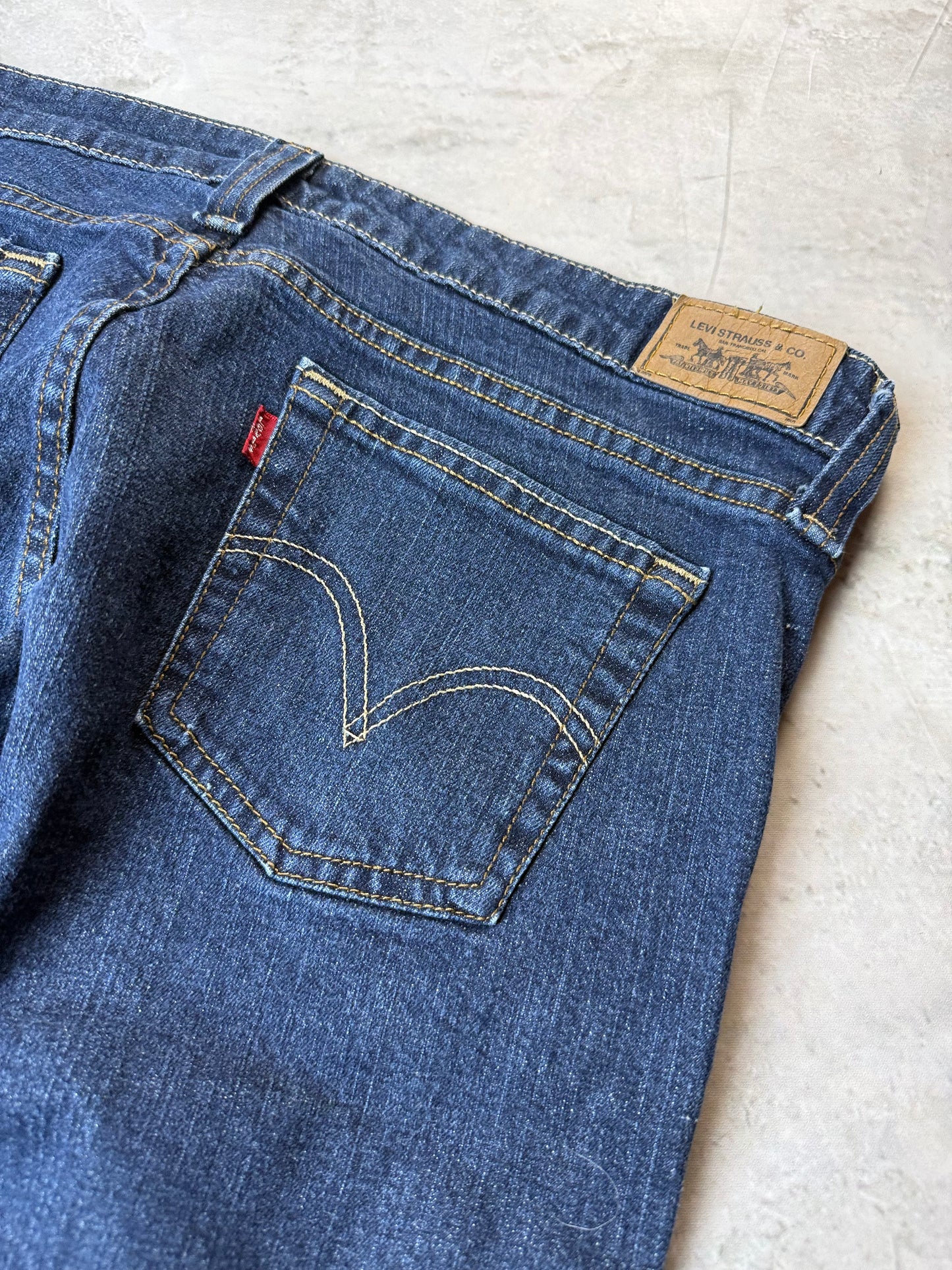 Levi's Low Straight 545 Jeans Unisex XL dunkelblau Herren Jeans (XL)