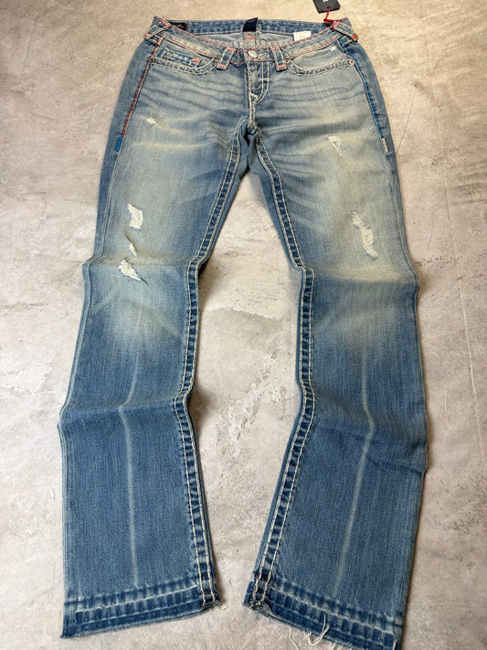 True Religion Billie Low Waist Straight Damen Jeans (M)