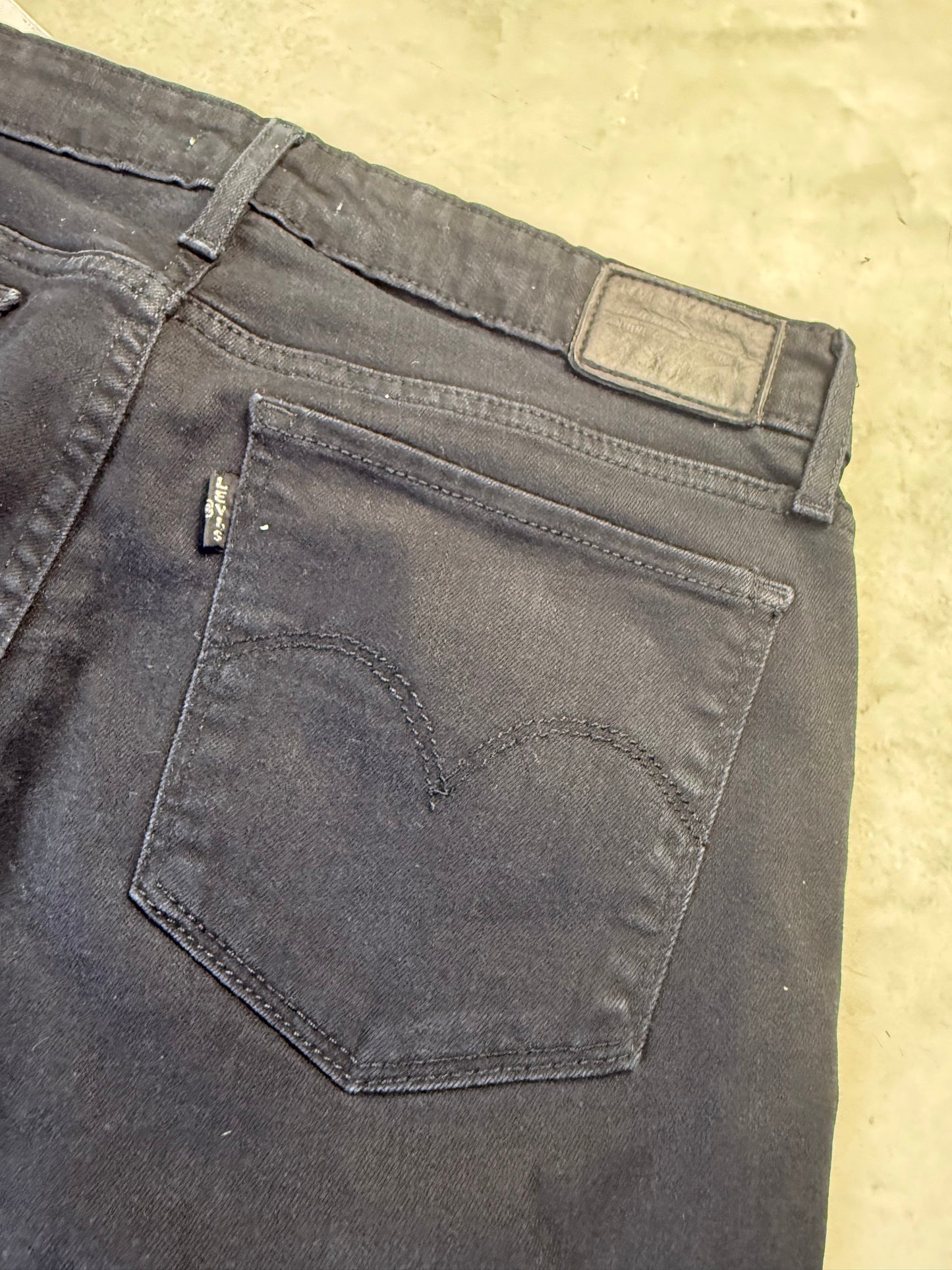 Levi's 715 Bootcut Jeans Unisex L schwarz Herren Jeans (L)