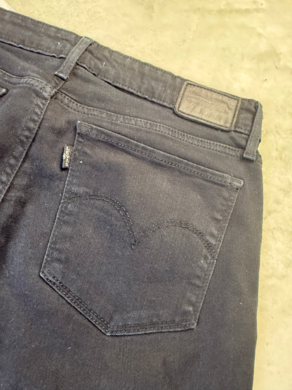 Levi's 715 Bootcut Jeans Unisex L schwarz Herren Jeans (L)