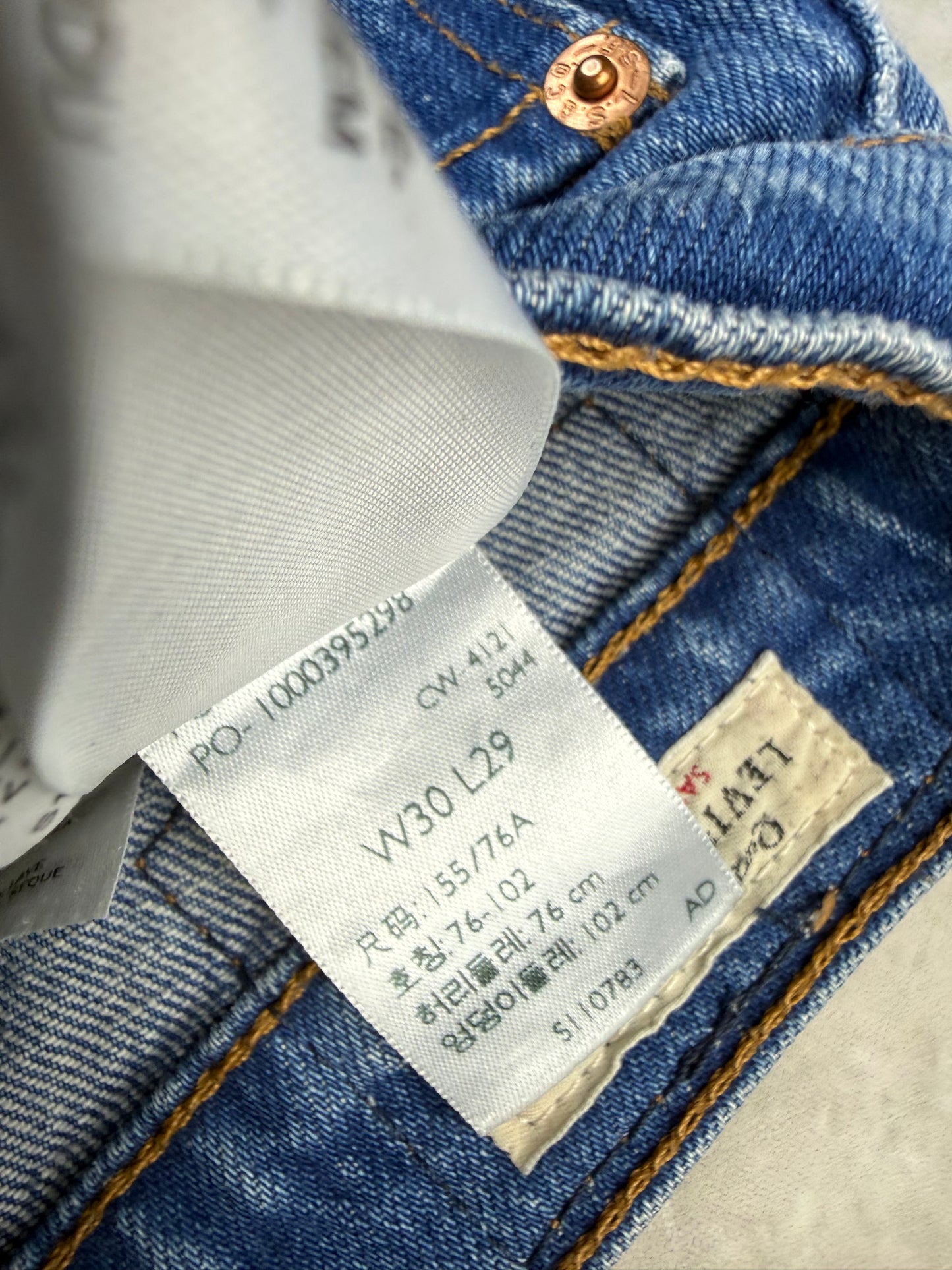 Levi's Ribcage Straight Ankle Jeans Herren Jeans (XS)