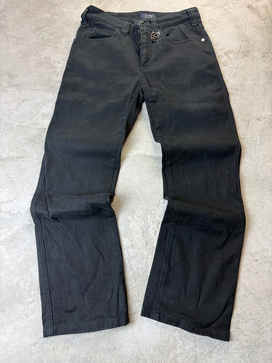 Armani Straight Fit Jeans XS 27 schwarz Herren Jeans (XS)