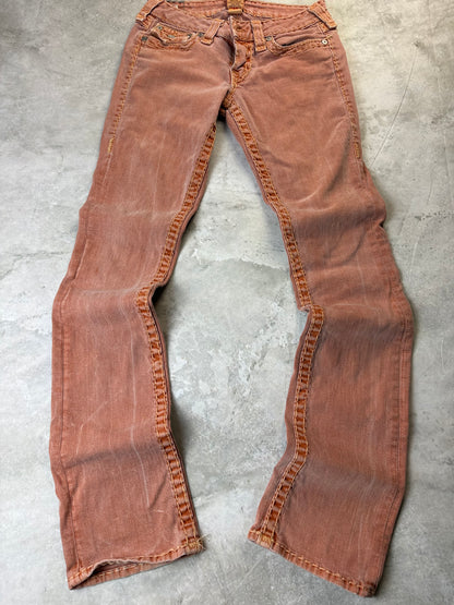True Religion Billy Super T Low Waist Flare Bootcut Damen Jeans (S)