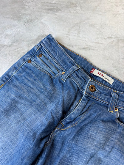 Levi's 572 Bootcut Herren Damen Jeans (S)