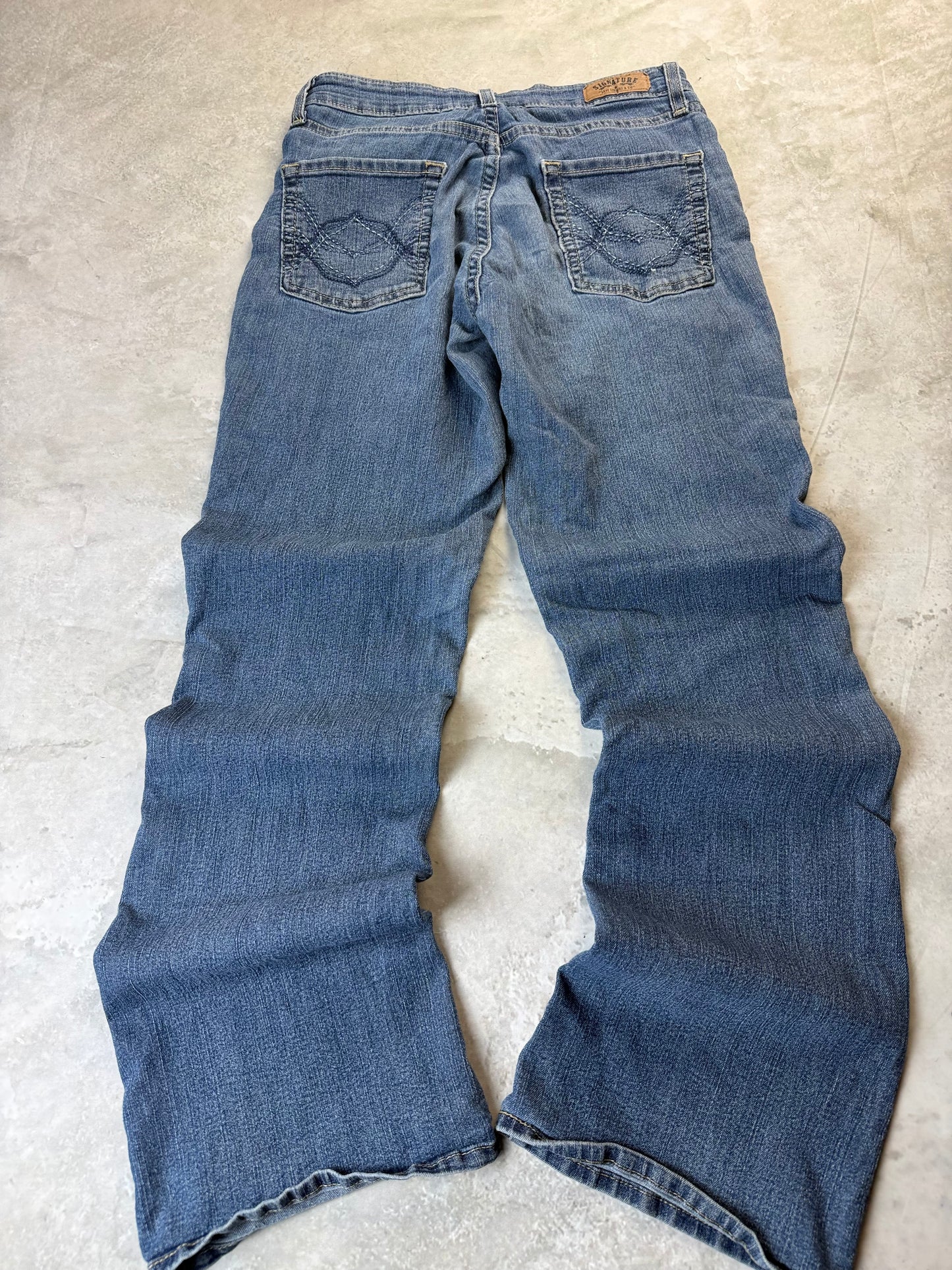 Levi's Signature Modern Boot Jeans S hellblau Washed Herren Jeans (S)