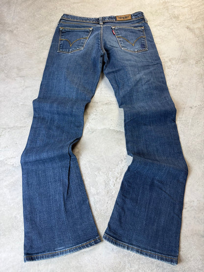Levi's 572 Bootcut Herren Damen Jeans (XS)