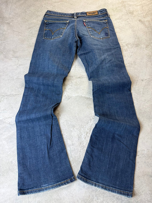 Levi's 572 Bootcut Herren Damen Jeans (XS)