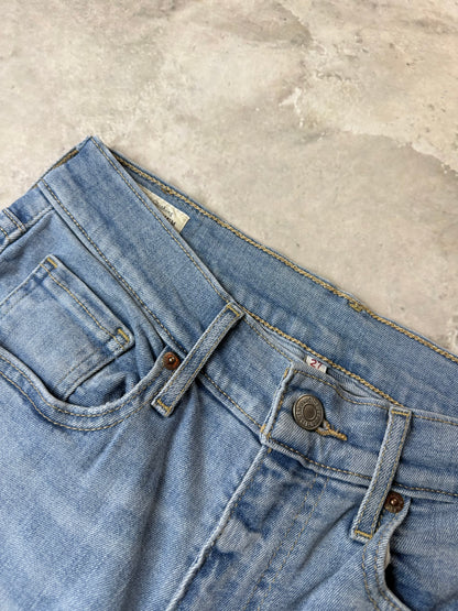 Levi's Straight Bootcut Jeans XS 27 hellblau Washed Herren Jeans (XS)