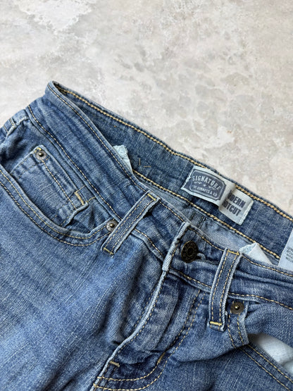 Levi's Signature Modern Boot Jeans S hellblau Washed Herren Jeans (S)