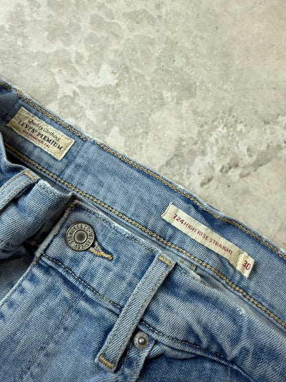 Levi's 724 High Rise Straight Damen Jeans (XS)