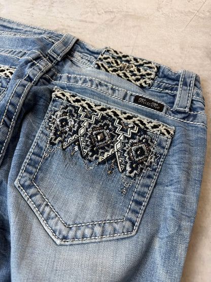 Miss Me Mid Rise Bootcut Damen Jeans (M)