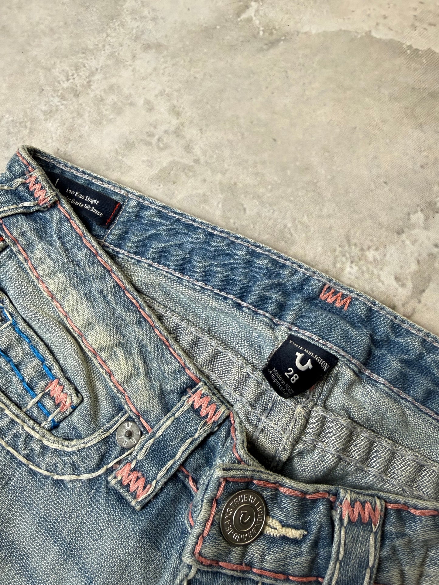 True Religion Billie Low Waist Straight Damen Jeans (M)