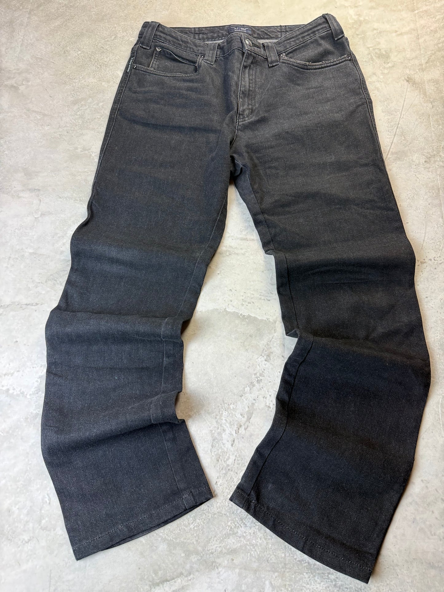 Armani Straight Fit Jeans M 30 schwarz Herren Jeans (M)