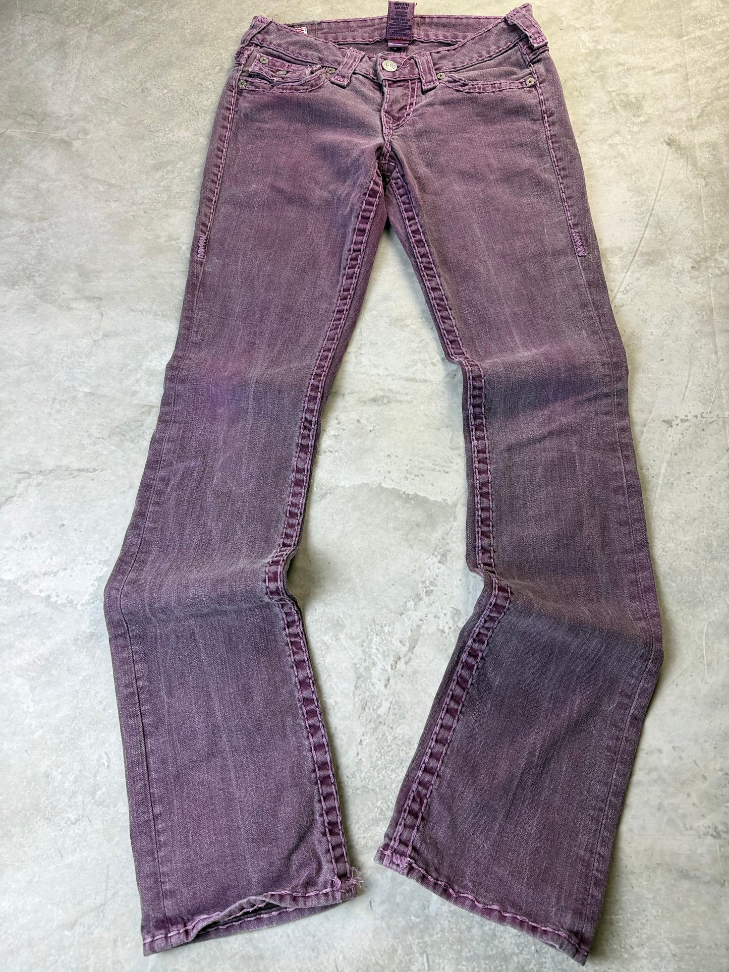 True Religion Billy Super T Low Waist Bootcut Damen Jeans (S)