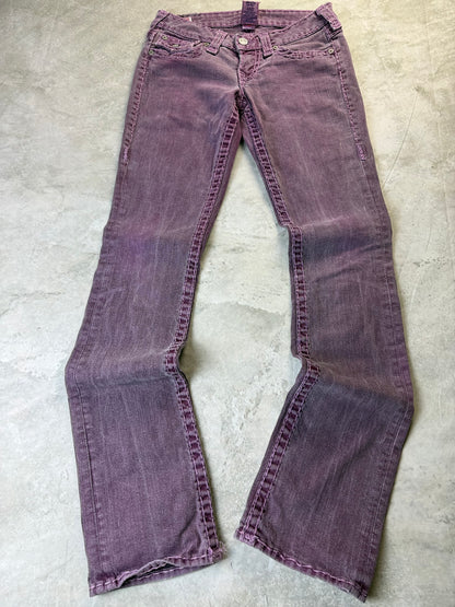 True Religion Billy Super T Low Waist Bootcut Damen Jeans (S)