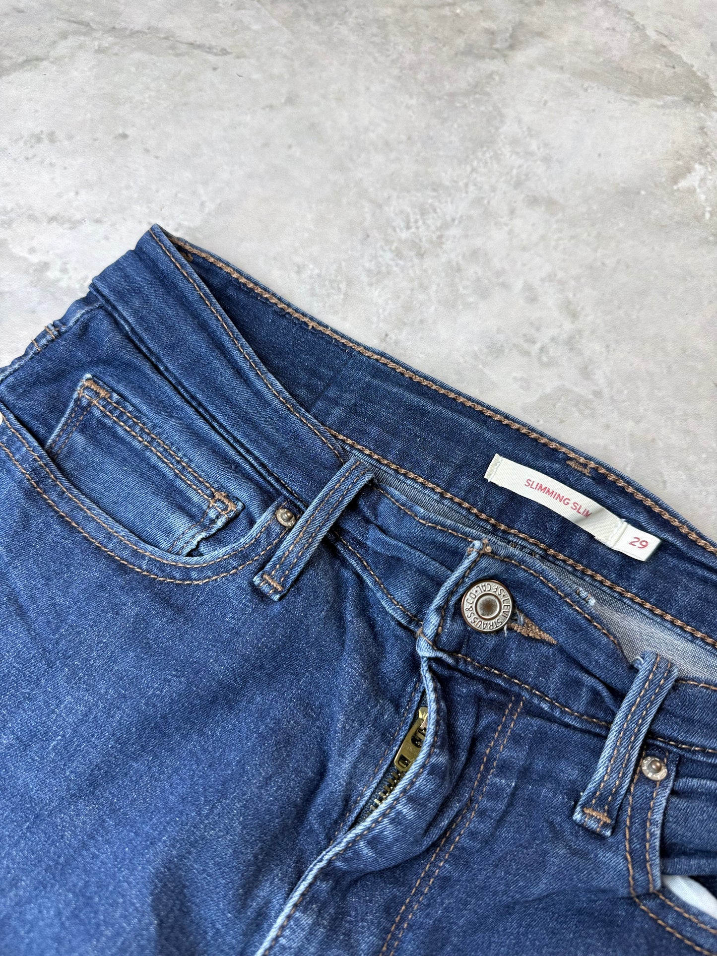 Levi's Straight Slim Damen Jeans (S)