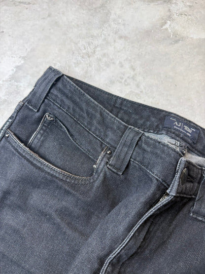 Armani Straight Fit Jeans M 30 schwarz Herren Jeans (M)