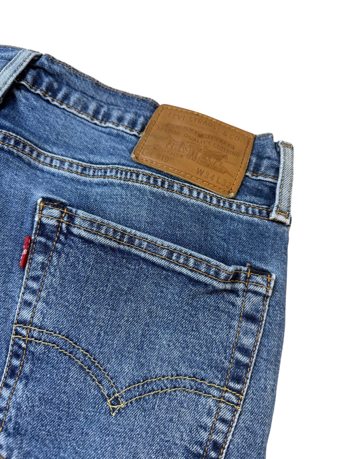 Levi's Lot 510 Straight Fit Jeans Herren Jeans (L / 34/32)