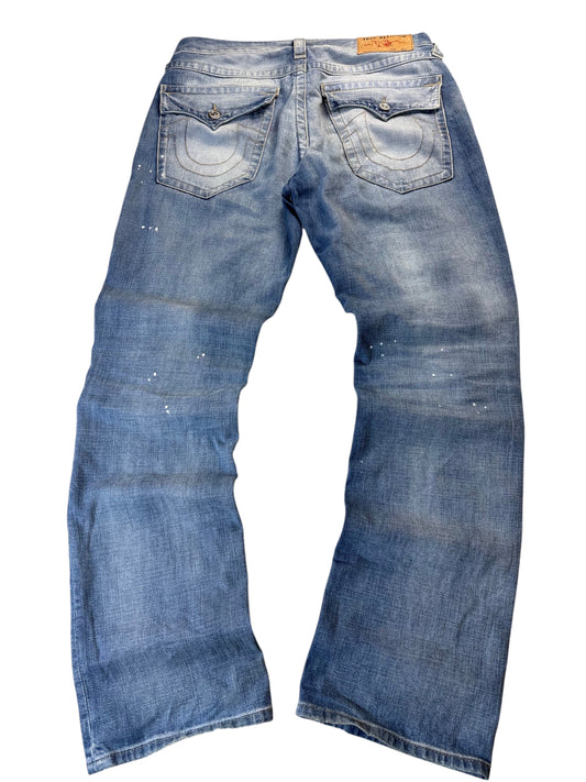 True Religion Ricky Relaxed Straight Jeans Herren Jeans (L)