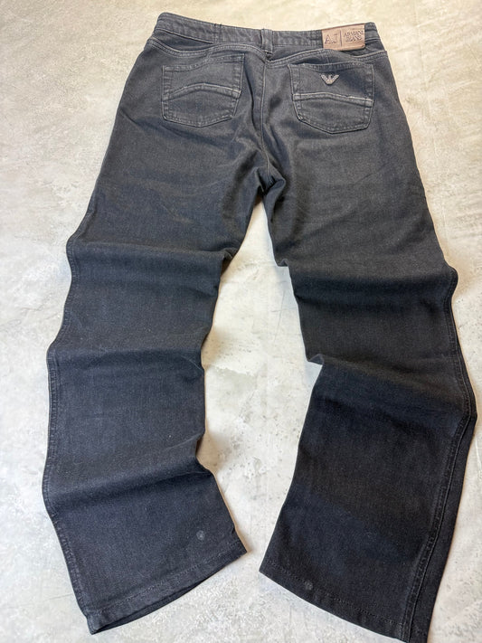 Armani Straight Fit Jeans M 30 schwarz Herren Jeans (M)