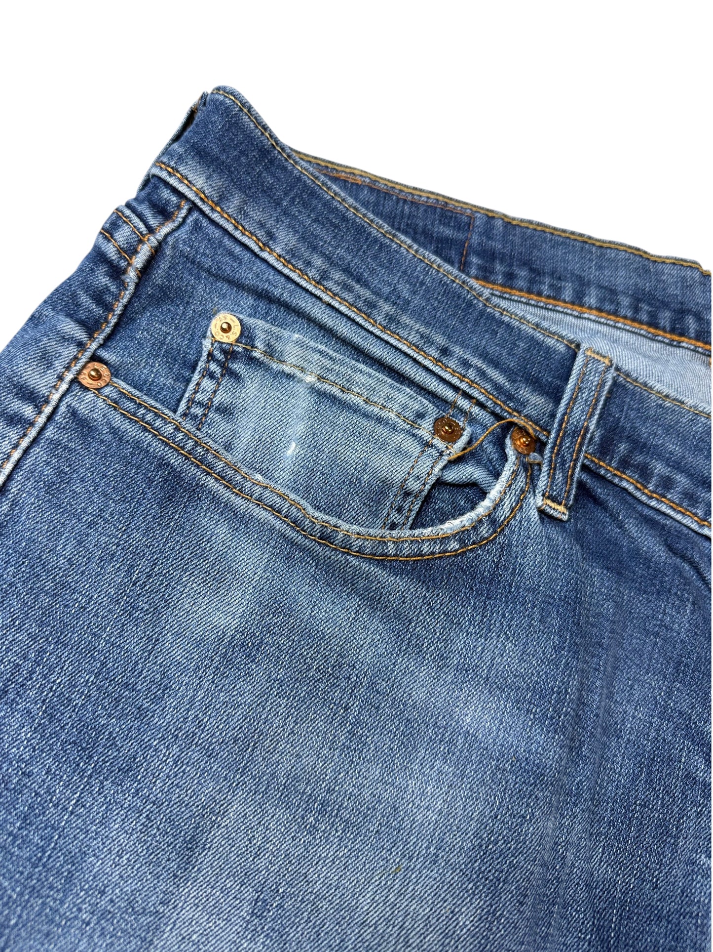Levi's Levi’s 541 Straight Fit Jeans Dunkelblau Washed Herren Jeans (L)