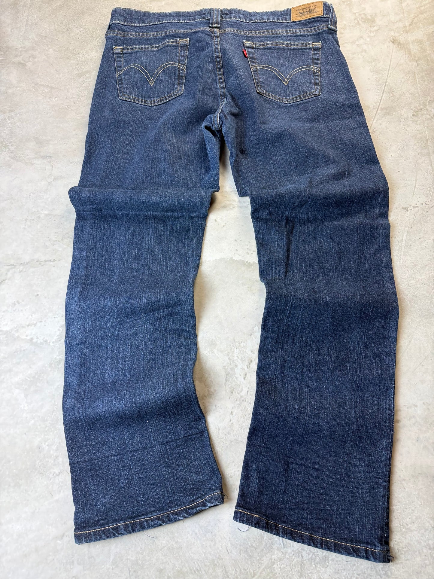 Levi's Low Straight 545 Jeans Unisex XL dunkelblau Herren Jeans (XL)