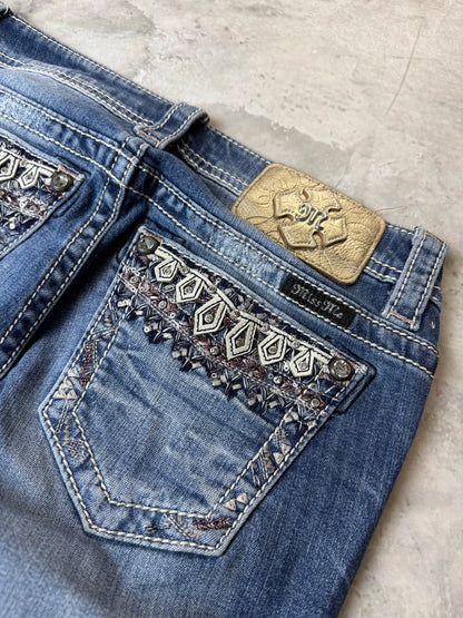 Miss Me Mid Rise Straight Damen Jeans (S)