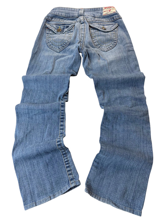 True Religion Becky Low Waist Bootcut Jeans Damen Jeans (S)