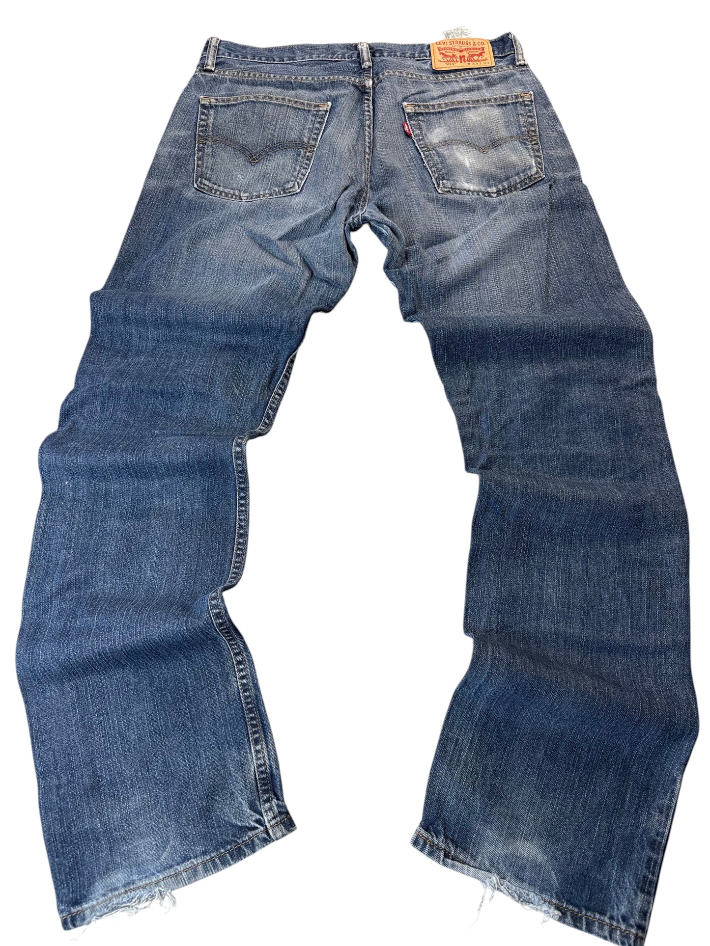 Levi's 504 Straight Fit Jeans Herren Jeans (L)