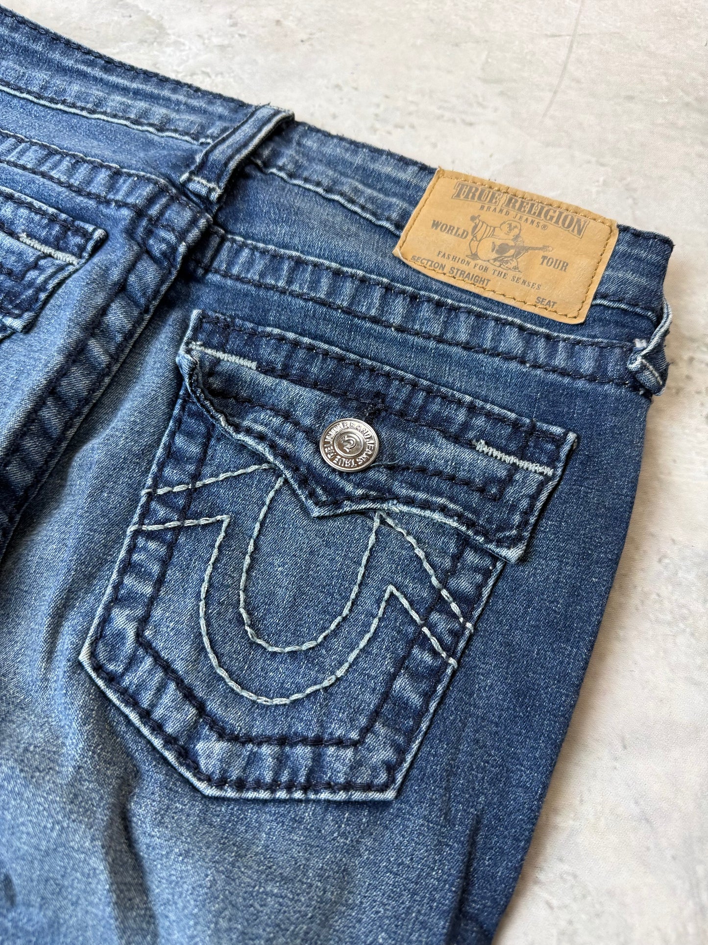True Religion Section Straight Herren Jeans (XS)