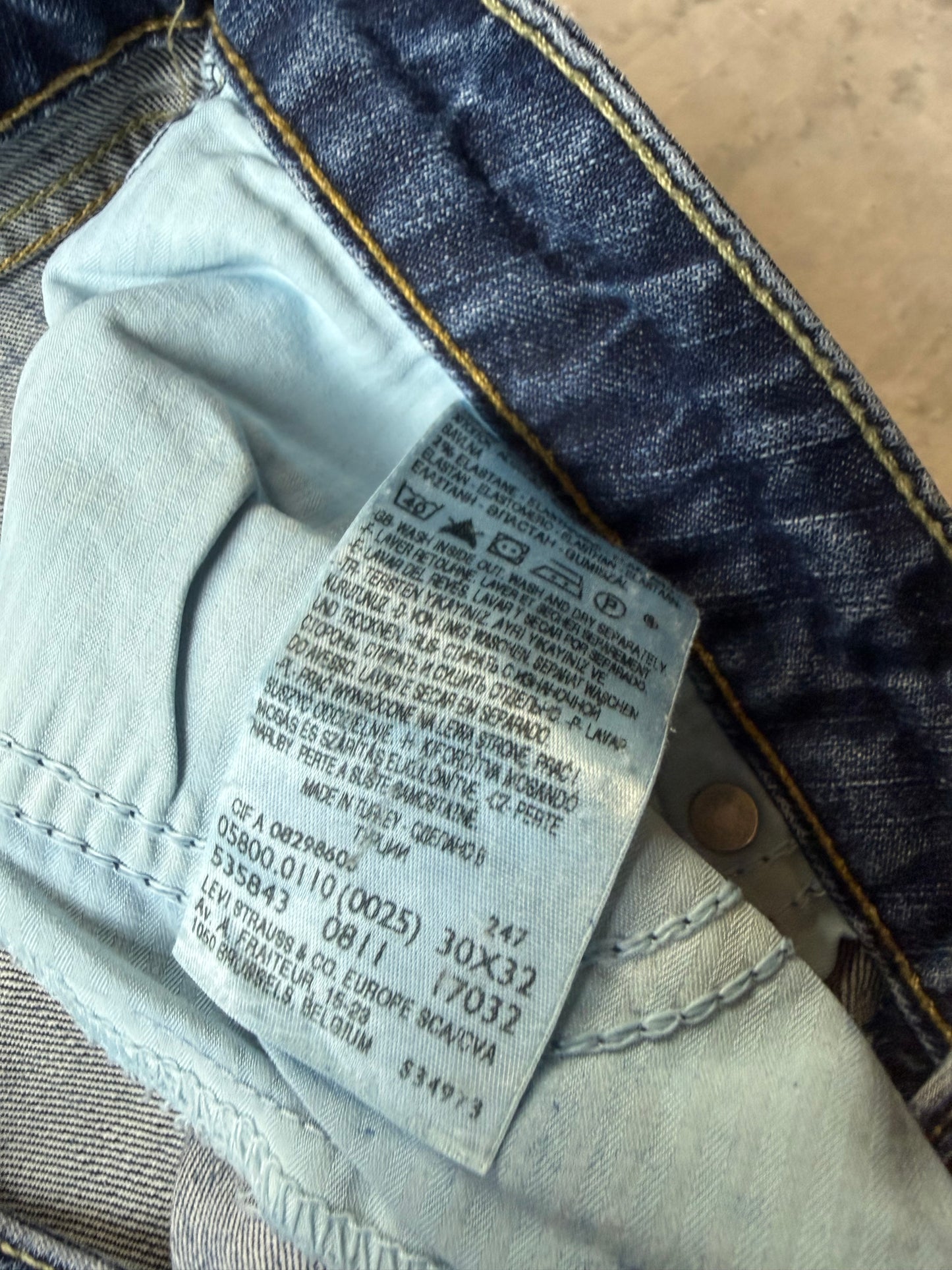 Levi's Bold Curve Straight Leg Herren Jeans (S)
