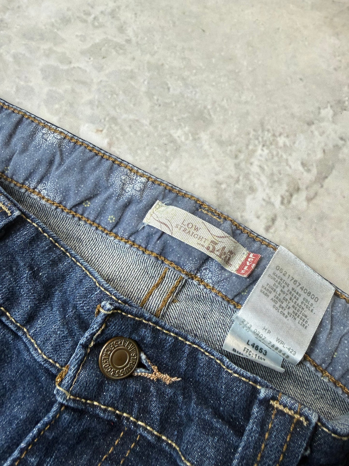 Levi's Low Straight 545 Jeans Unisex XL dunkelblau Herren Jeans (XL)