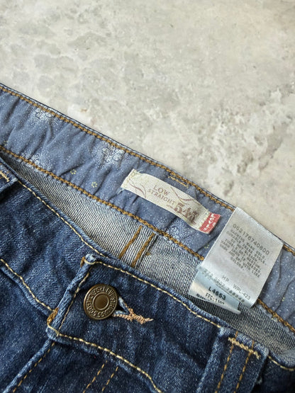 Levi's Low Straight 545 Jeans Unisex XL dunkelblau Herren Jeans (XL)