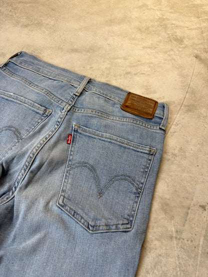 Levi's Straight Bootcut Jeans XS 27 hellblau Washed Herren Jeans (XS)