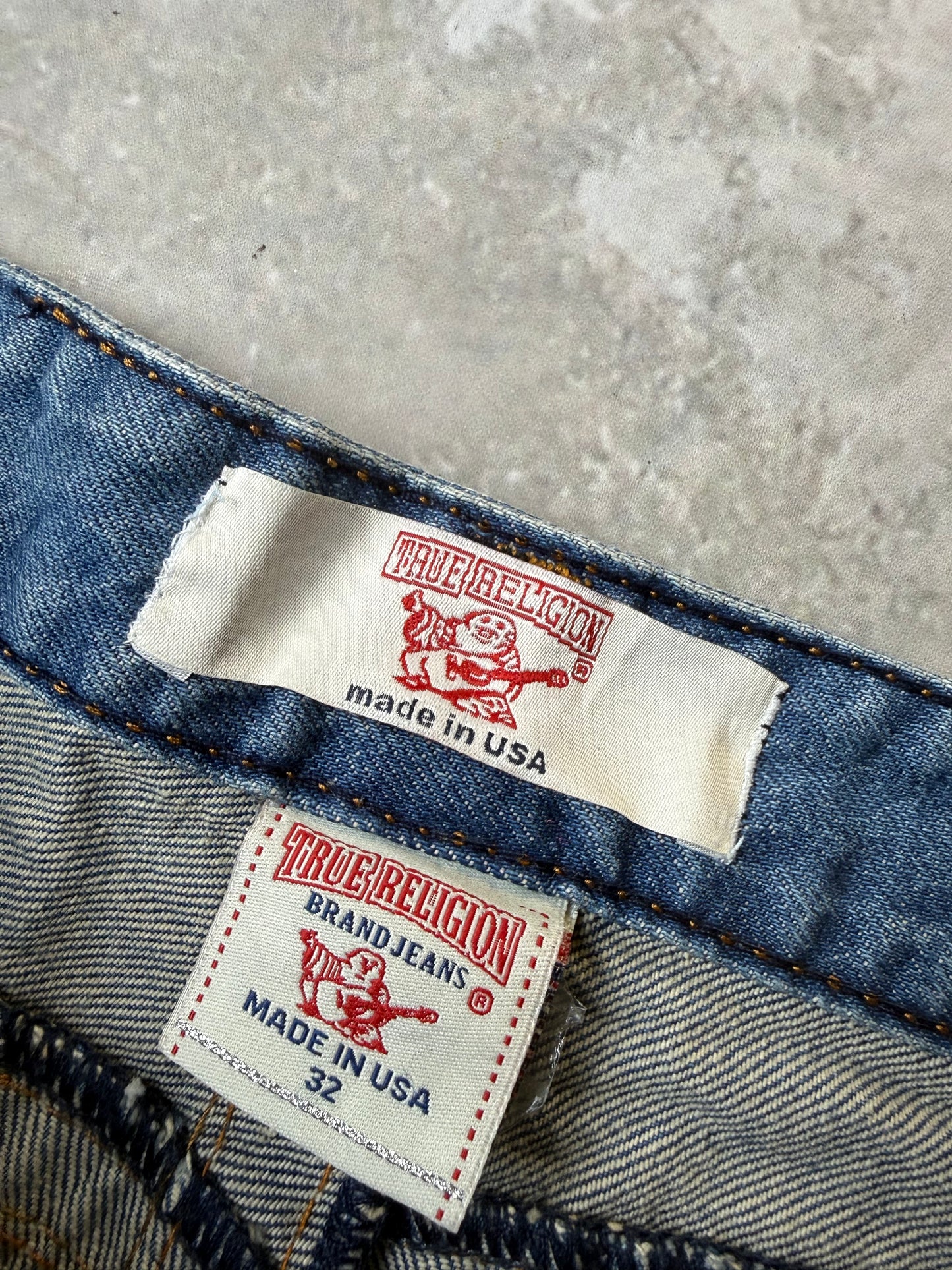 True Religion Straight Baggy Herren Jeans (L)