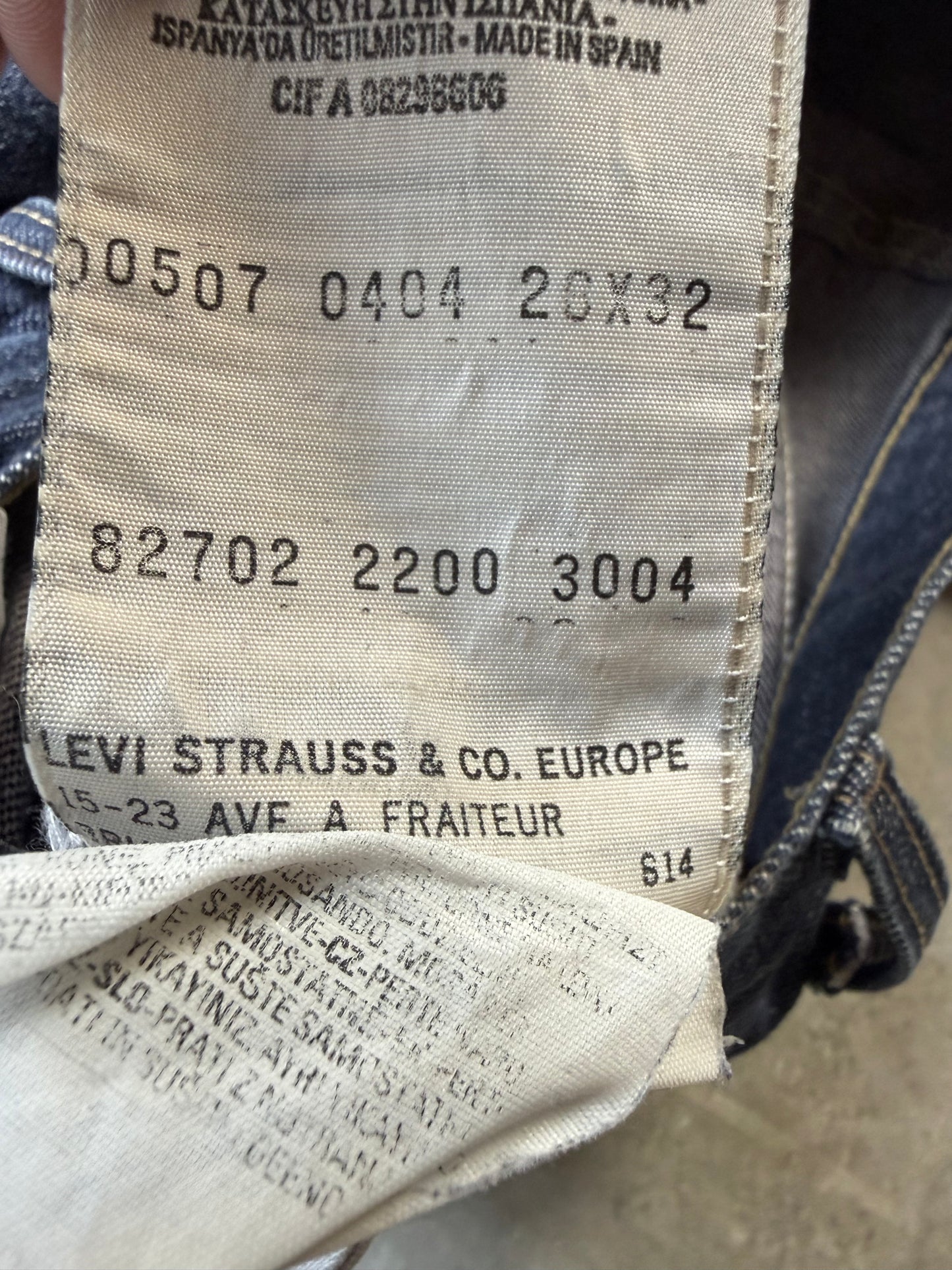 Levi's 507 Bootcut Herren Jeans (XS)