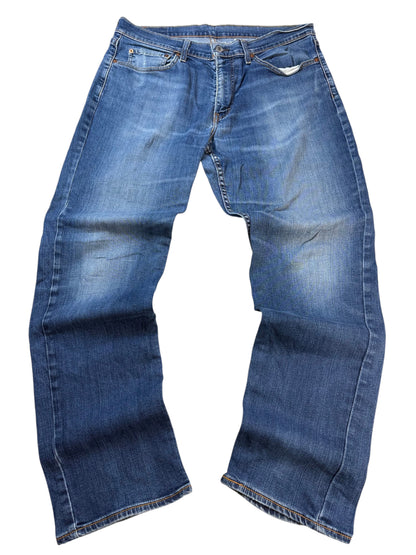 Levi's Levi’s 541 Straight Fit Jeans Dunkelblau Washed Herren Jeans (L)