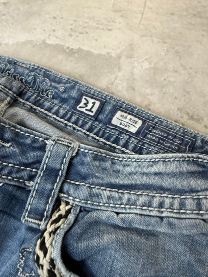 Miss Me Mid Rise Bootcut Damen Jeans (M)