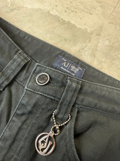 Armani Straight Fit Jeans XS 27 schwarz Herren Jeans (XS)