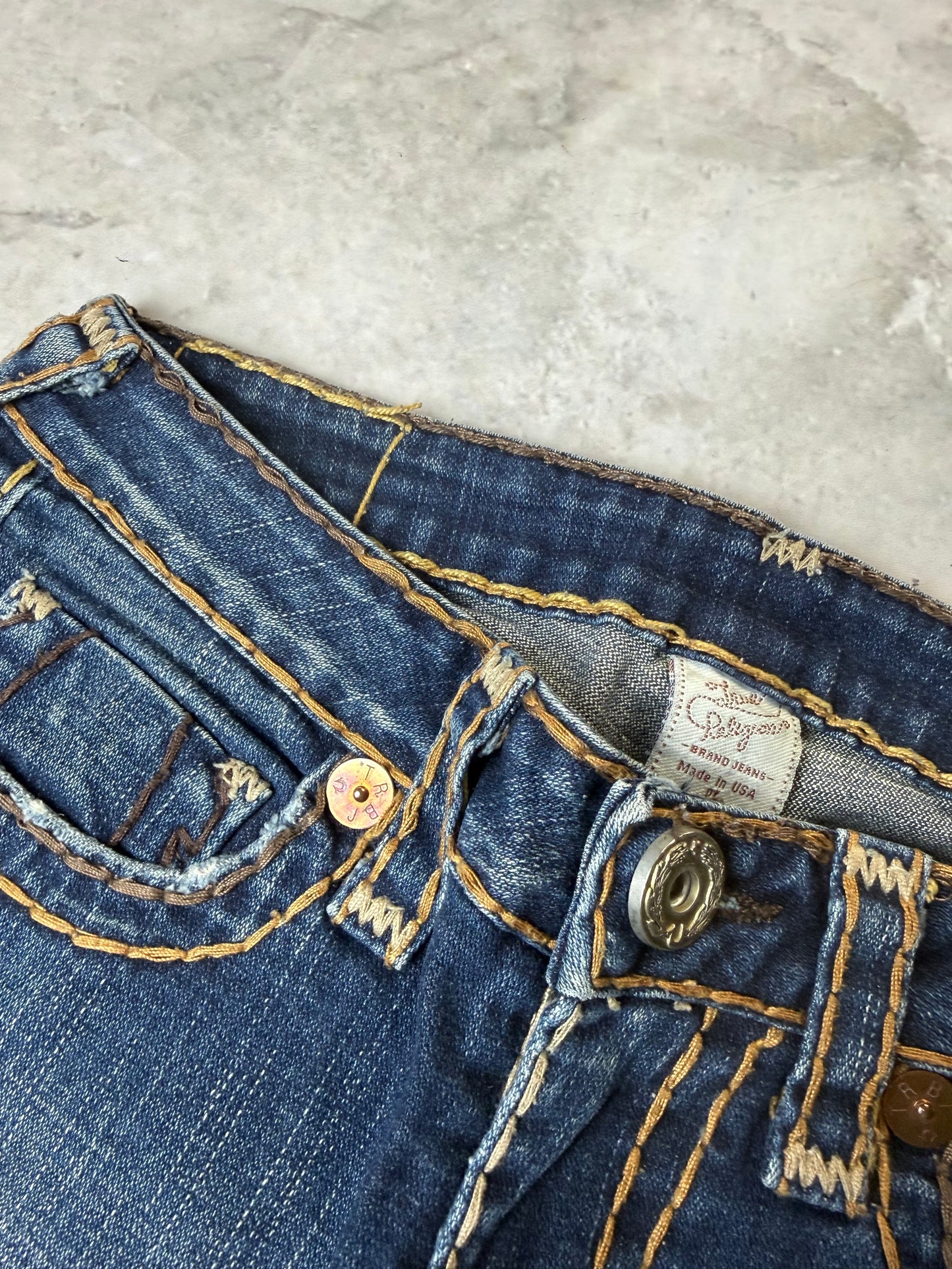 True Religion Low Waist Bootcut Damen Jeans (S)