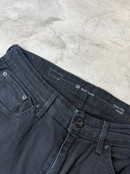 Levi's Demi Curve Classic Rise Straight Jeans Unisex M schwarz Damen Jeans (M)
