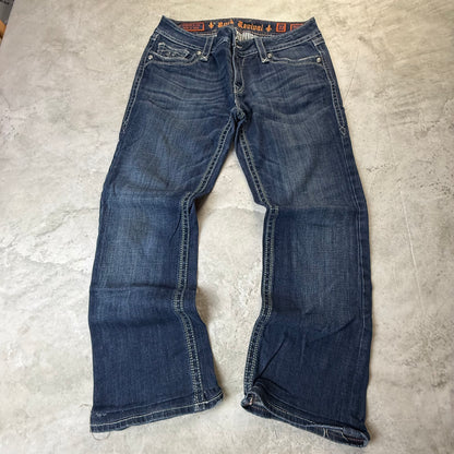 Rock Revival Flare bootcut Jeans Herren Jeans (L)